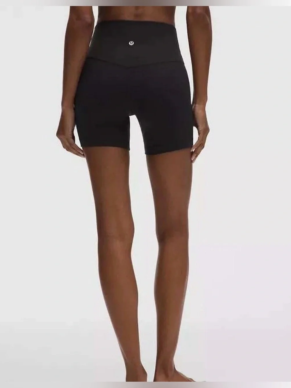 Lululemon Align High Rise Bike Shorts Size 6 black 8” Inseam performance yoga